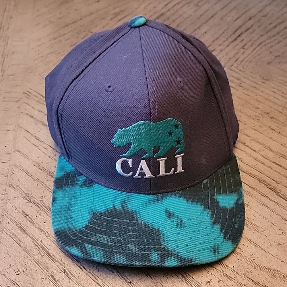 Cali tie Dye gren cap American Needle OSFA